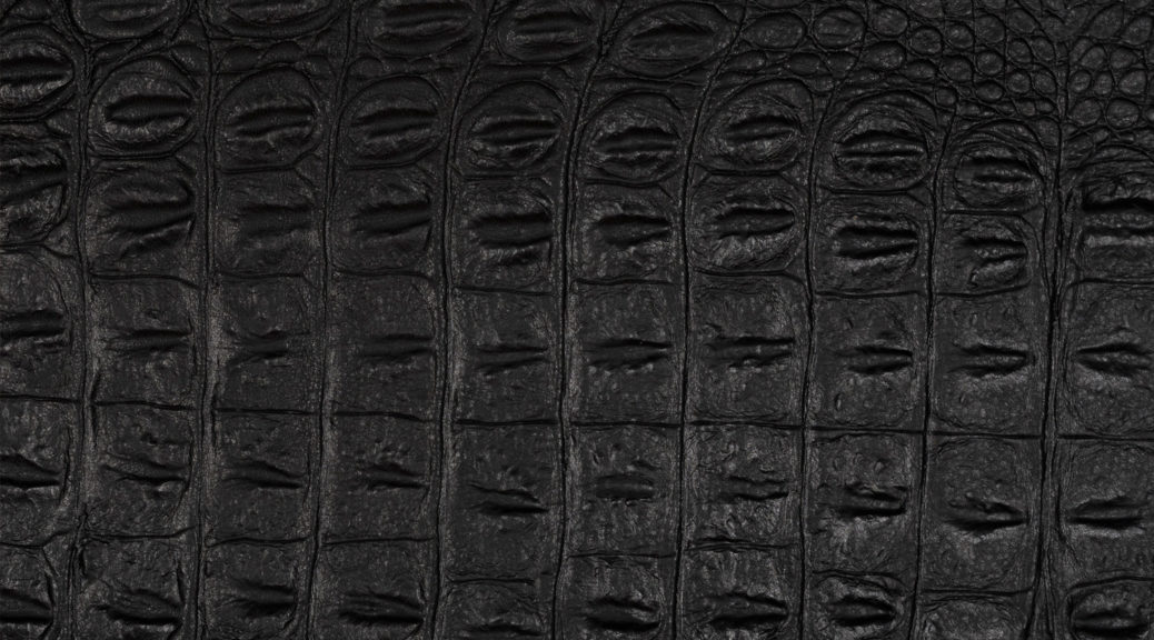 Large Croc Black